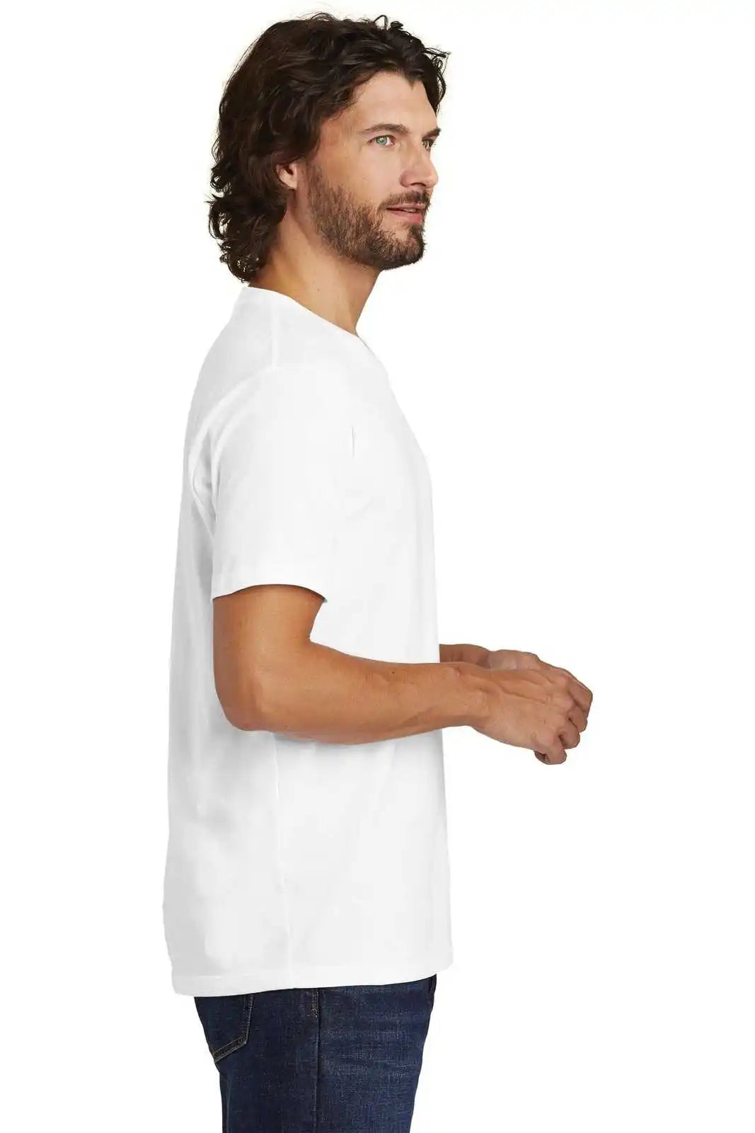 Alternative Aa6040 Rebel Blended Jersey Tee - White