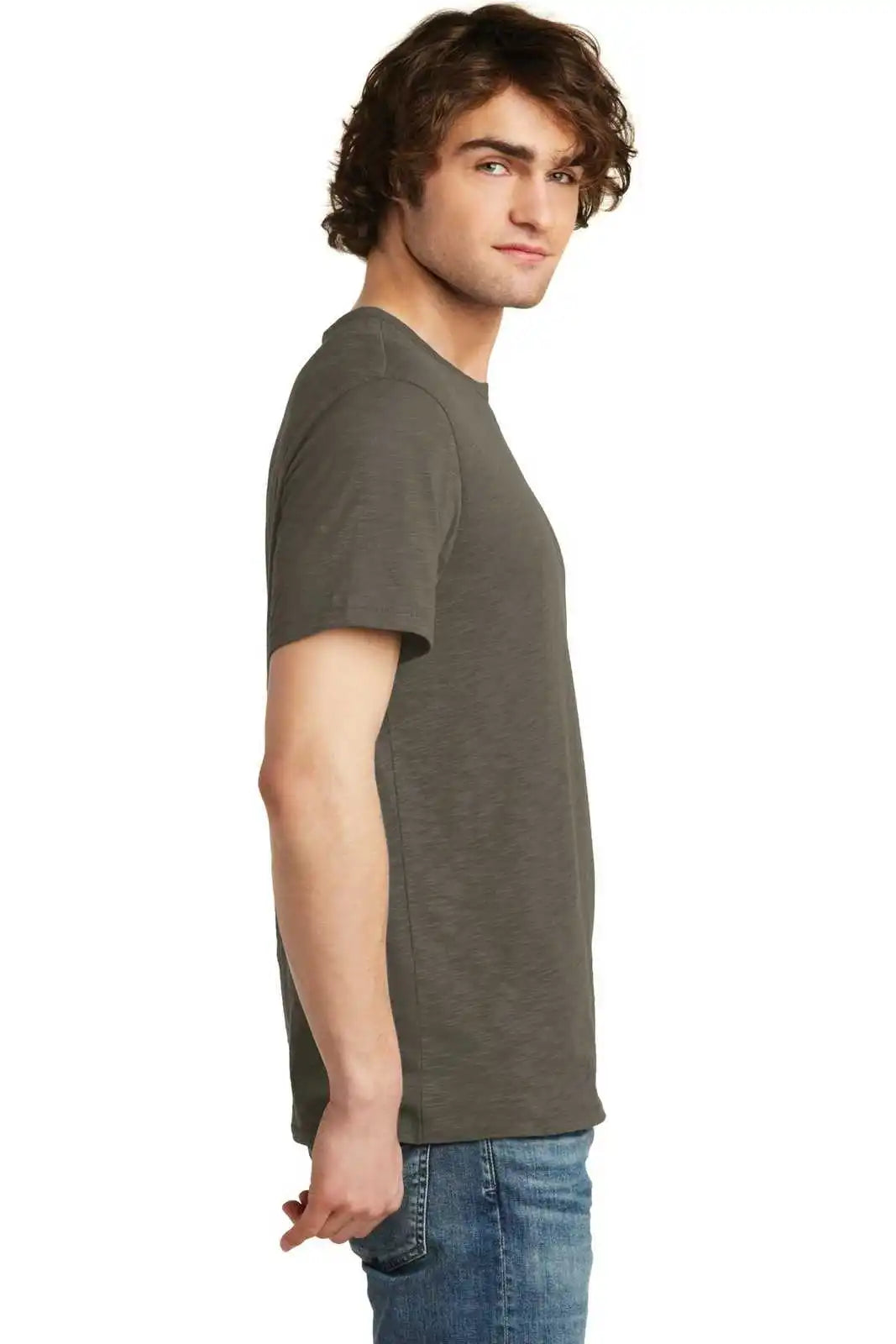 Alternative Aa6094 Weathered Slub Tee - Dark Olive