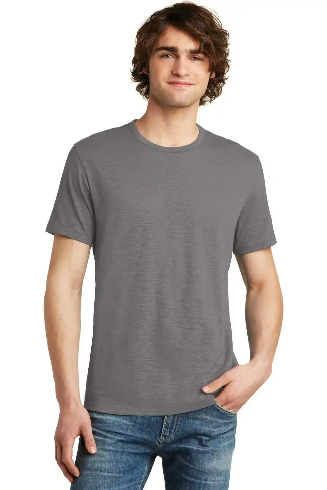 Alternative Aa6094 Weathered Slub Tee - Elephant Gray