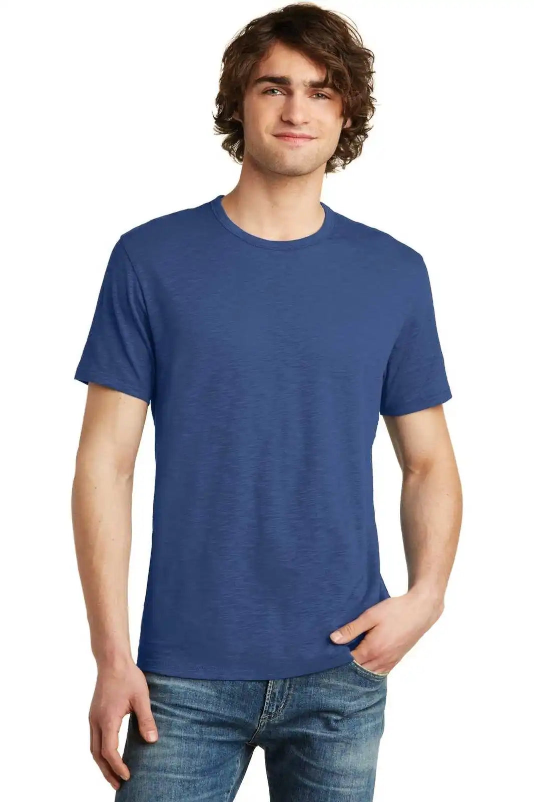 Alternative Aa6094 Weathered Slub Tee - Royal Blue