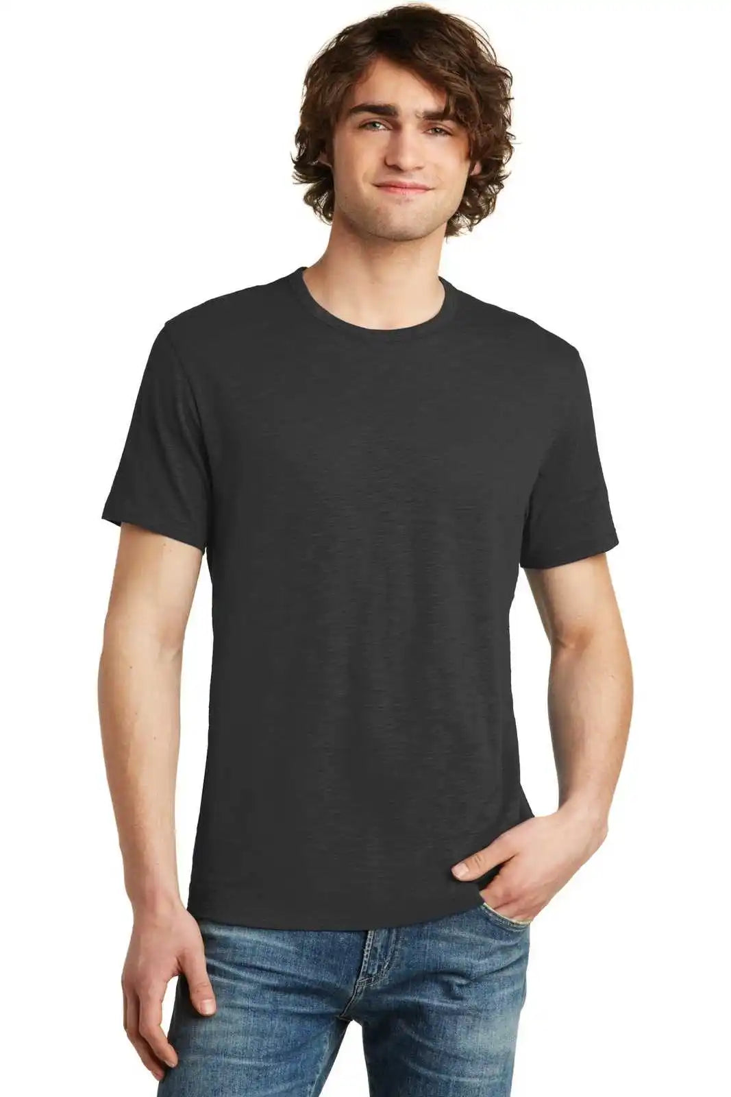 Alternative Aa6094 Weathered Slub Tee - Washed Black