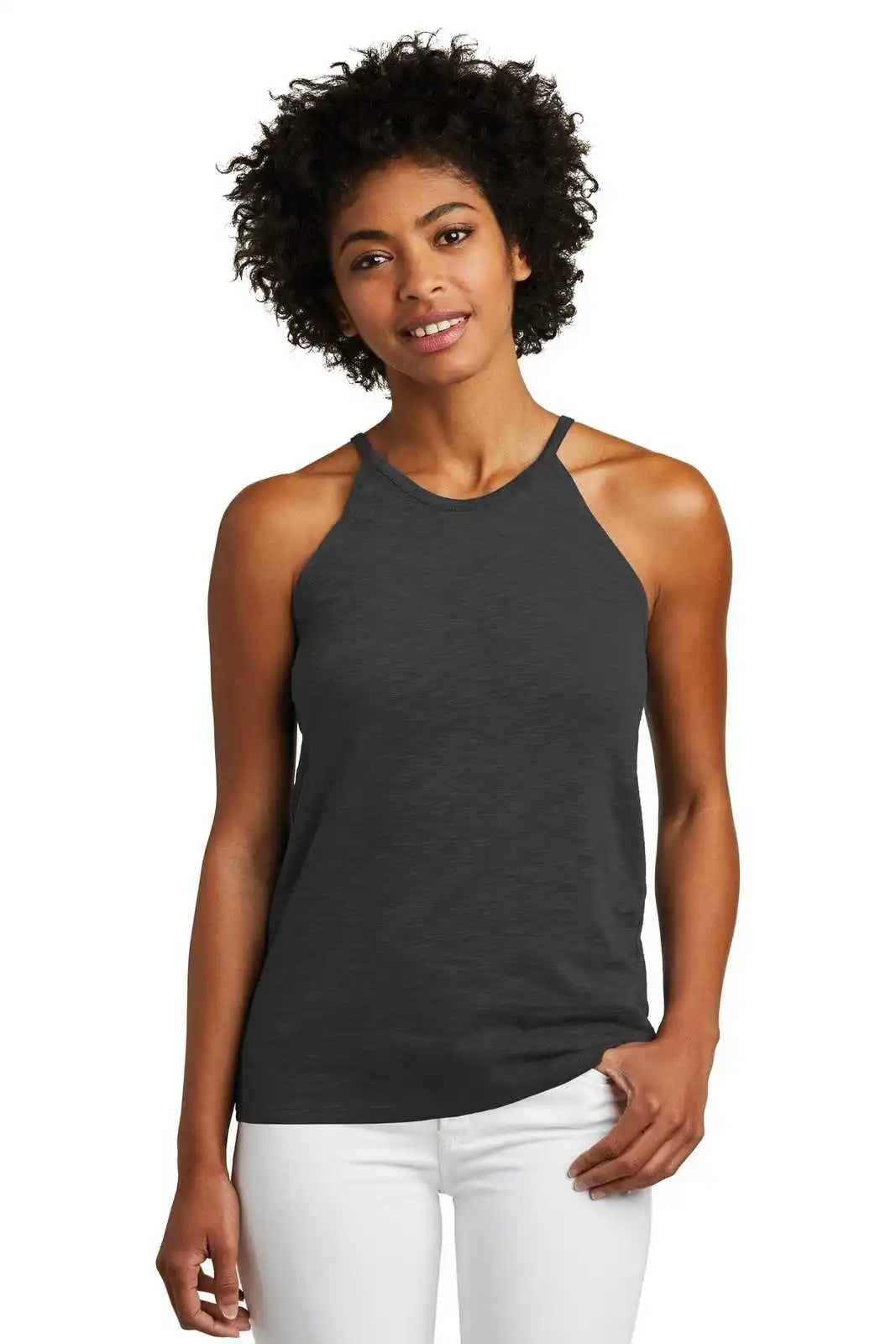 Alternative Aa6096 Women’s Weathered Slub Sporty Tank - Washed Black