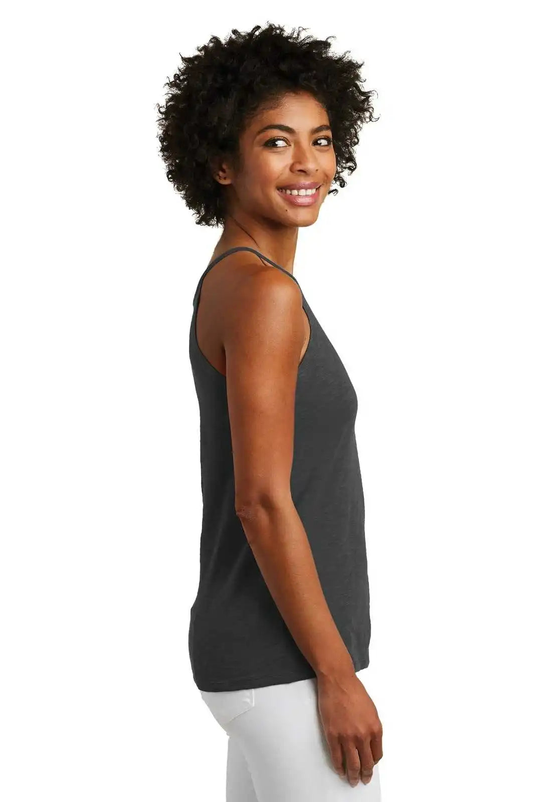 Alternative Aa6096 Women’s Weathered Slub Sporty Tank - Washed Black