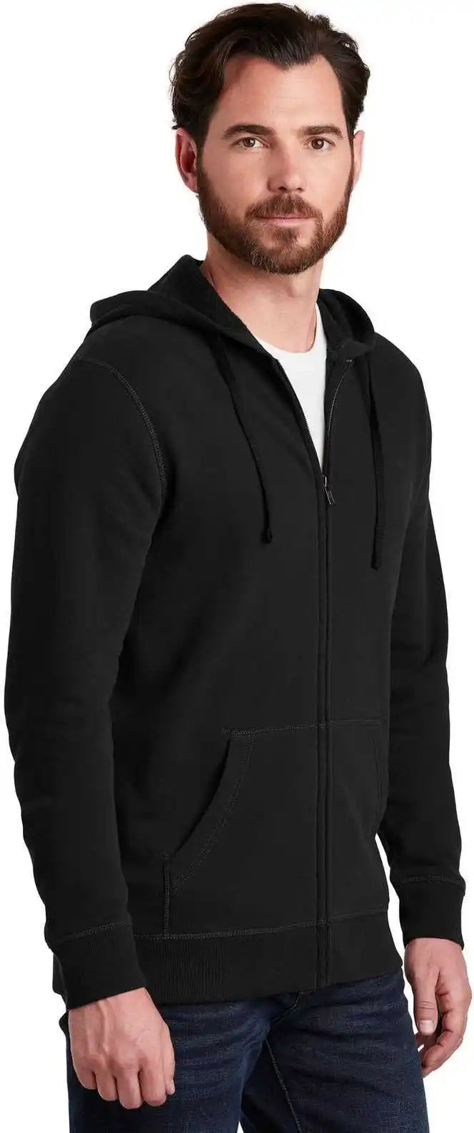 Alternative Aa8050 Indy Blended Fleece Zip Hoodie - Black