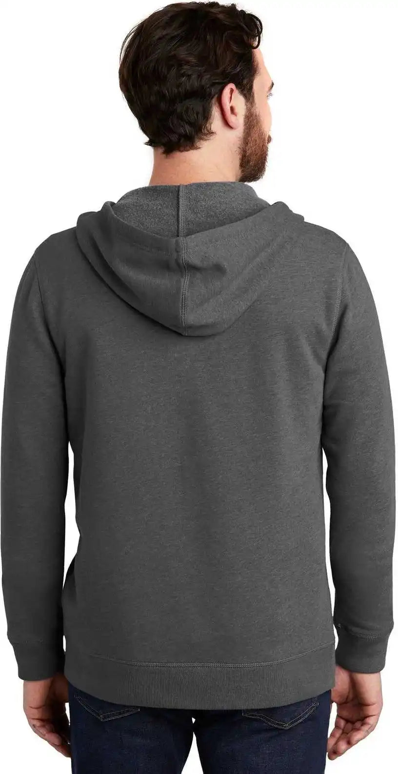 Alternative Aa8050 Indy Blended Fleece Zip Hoodie - Heather Deep Charcoal
