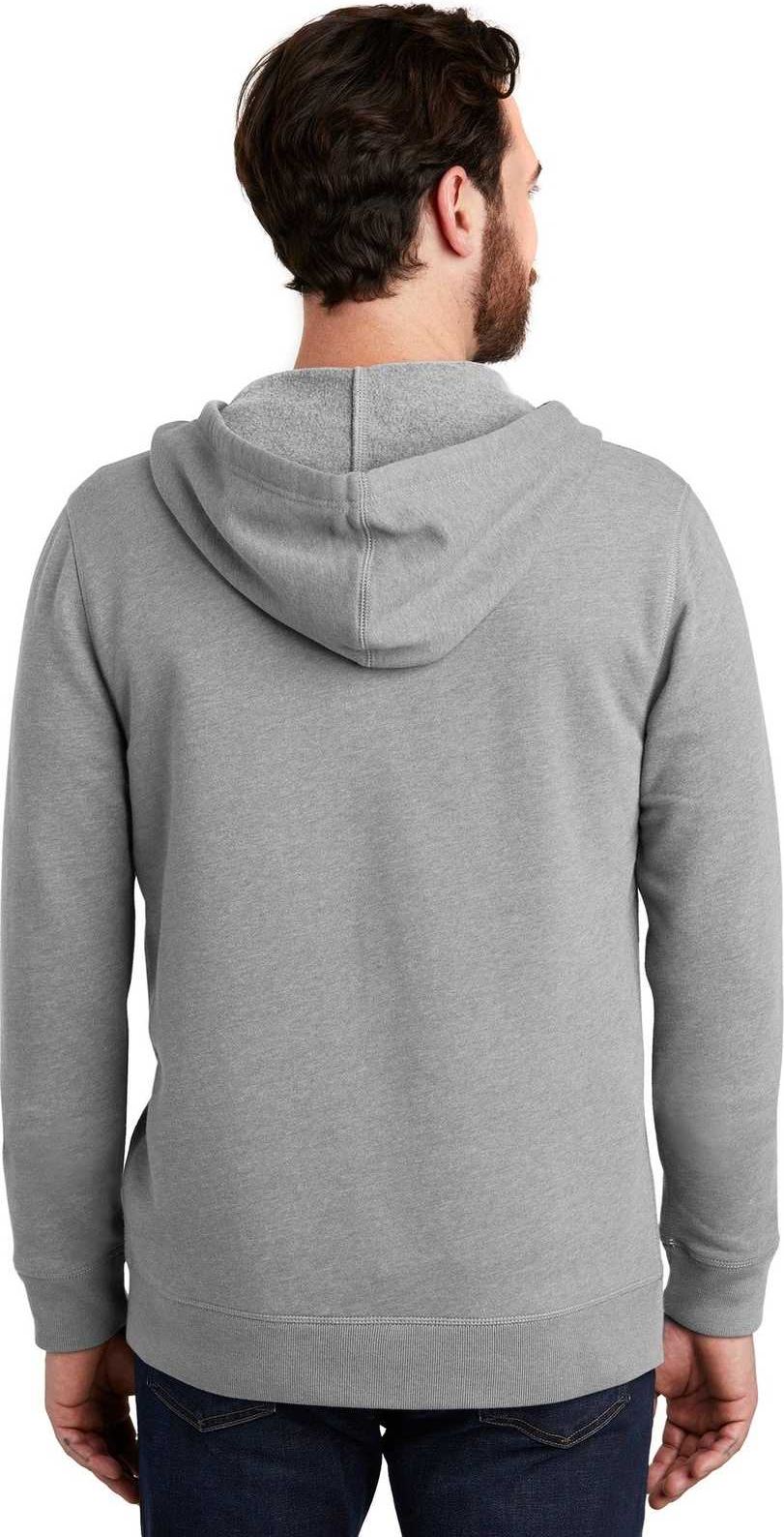 Alternative Aa8050 Indy Blended Fleece Zip Hoodie - Heather Gray