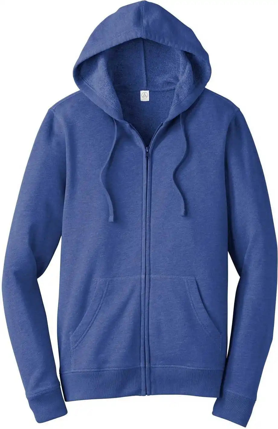 Alternative Aa8050 Indy Blended Fleece Zip Hoodie - Heather Rich Royal