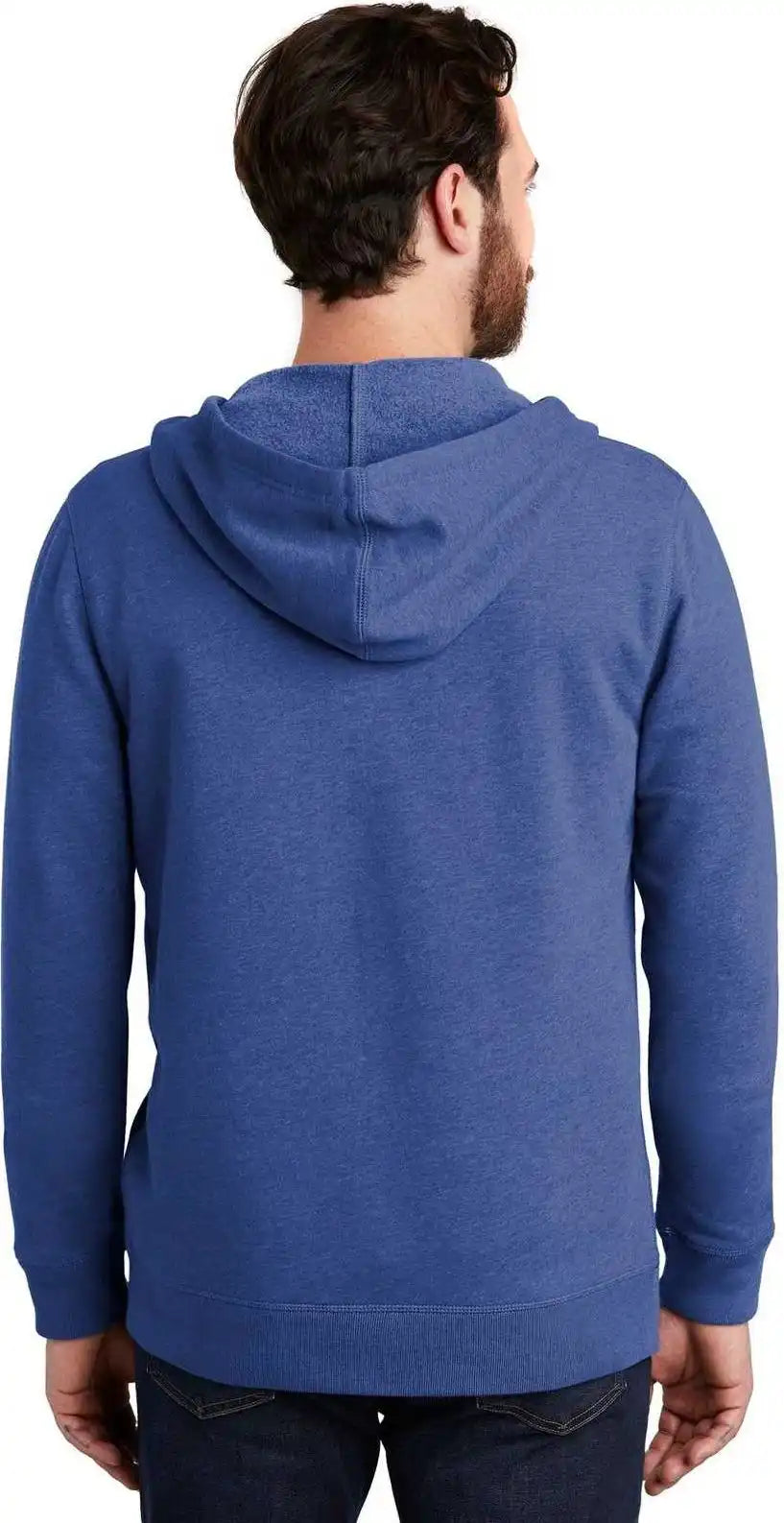 Alternative Aa8050 Indy Blended Fleece Zip Hoodie - Heather Rich Royal