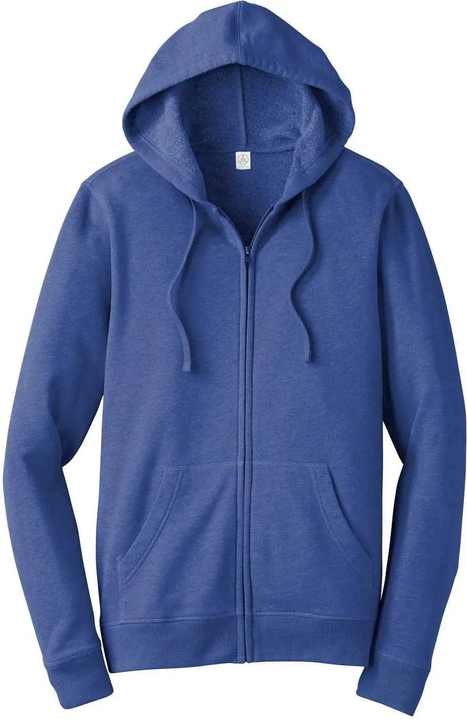 Alternative Aa8050 Indy Blended Fleece Zip Hoodie - Heather Rich Royal