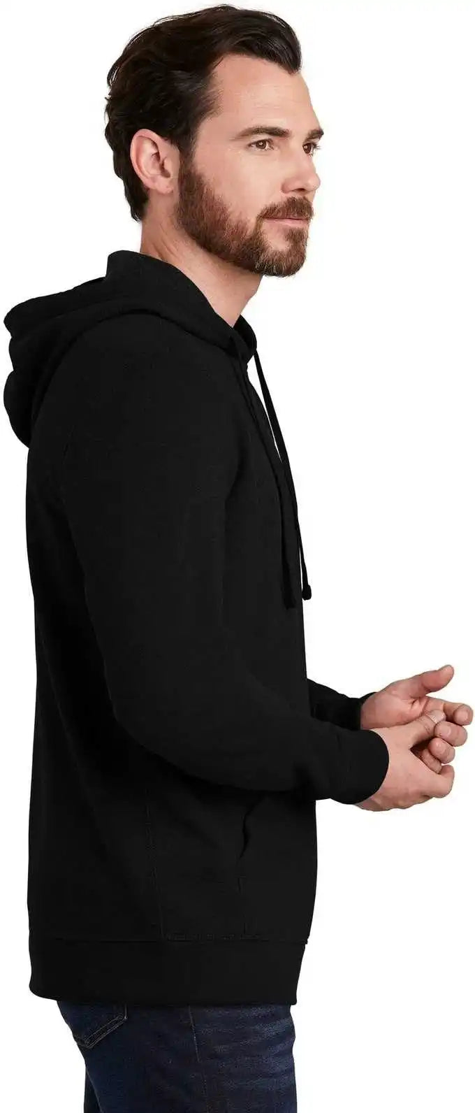 Alternative Aa8051 Rider Blended Fleece Pullover Hoodie - Black