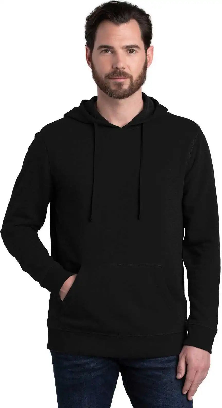 Alternative Aa8051 Rider Blended Fleece Pullover Hoodie - Black