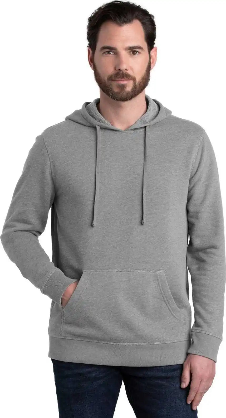 Alternative Aa8051 Rider Blended Fleece Pullover Hoodie - Heather Gray