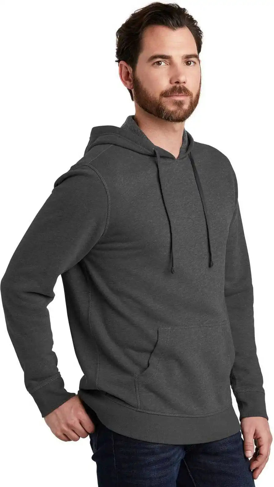 Alternative Aa8051 Rider Blended Fleece Pullover Hoodie - Heather Deep Charcoal
