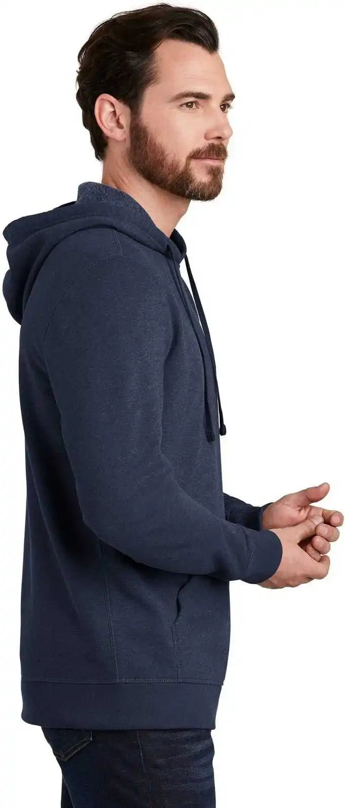 Alternative Aa8051 Rider Blended Fleece Pullover Hoodie - Heather Twilight