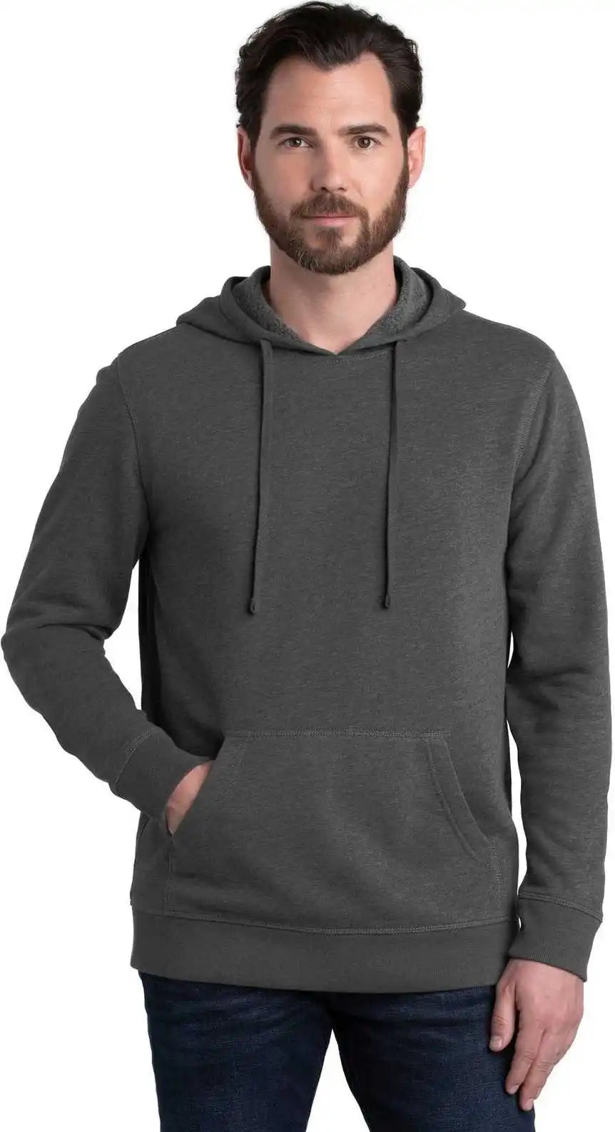 Alternative Aa8051 Rider Blended Fleece Pullover Hoodie - Heather Deep Charcoal