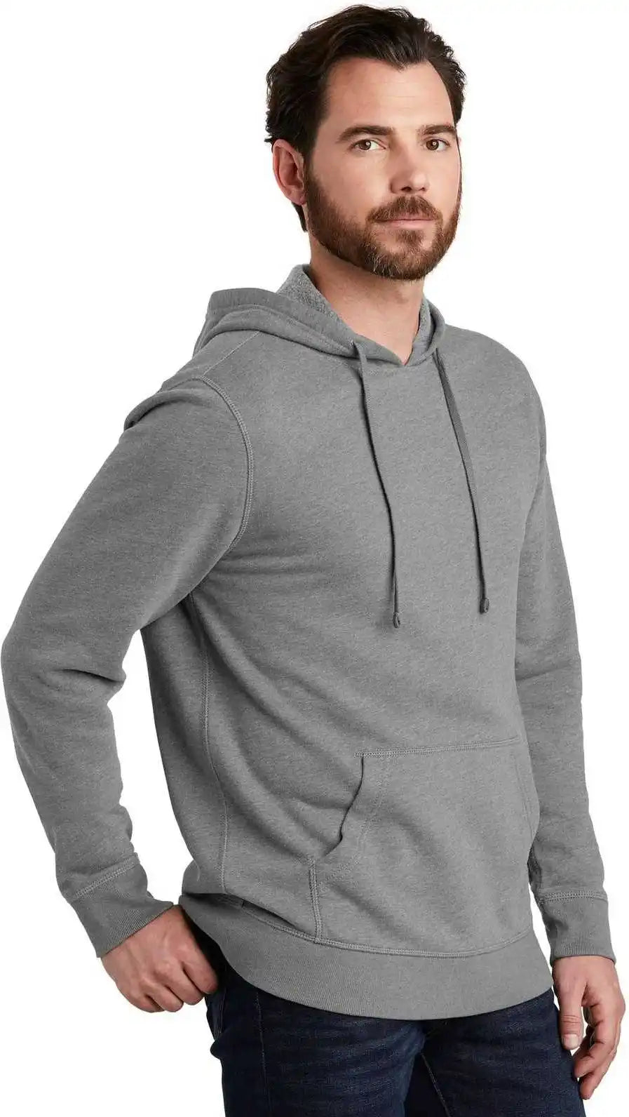 Alternative Aa8051 Rider Blended Fleece Pullover Hoodie - Heather Gray