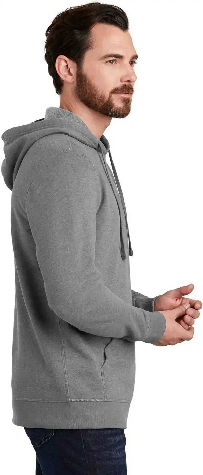 Alternative Aa8051 Rider Blended Fleece Pullover Hoodie - Heather Gray