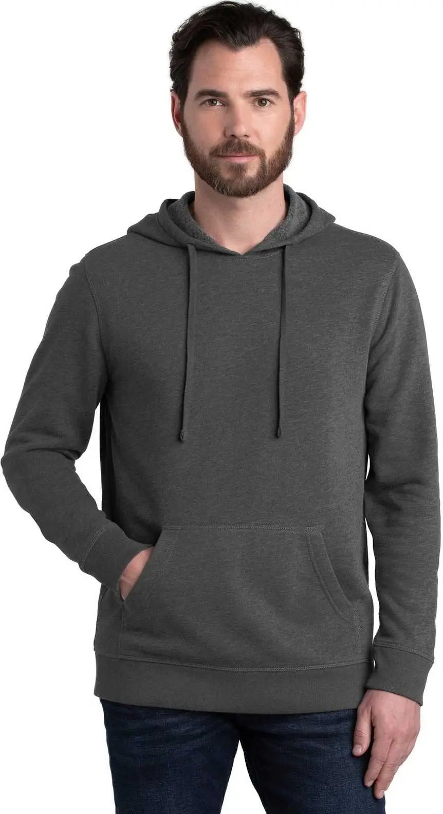 Alternative Aa8051 Rider Blended Fleece Pullover Hoodie - Heather Deep Charcoal