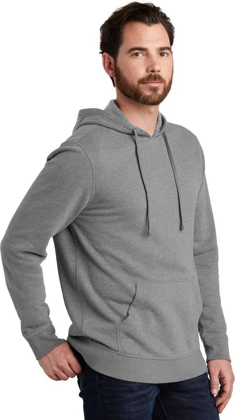 Alternative Aa8051 Rider Blended Fleece Pullover Hoodie - Heather Gray