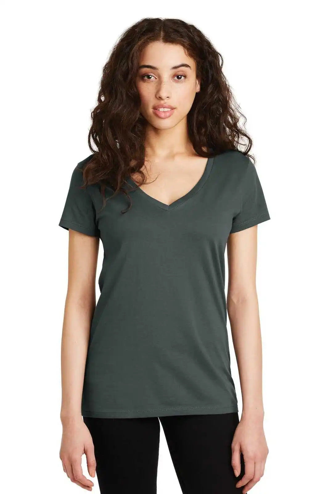 Alternative Aa9073 Women’s Legacy V-neck T-shirt - Deep Charcoal