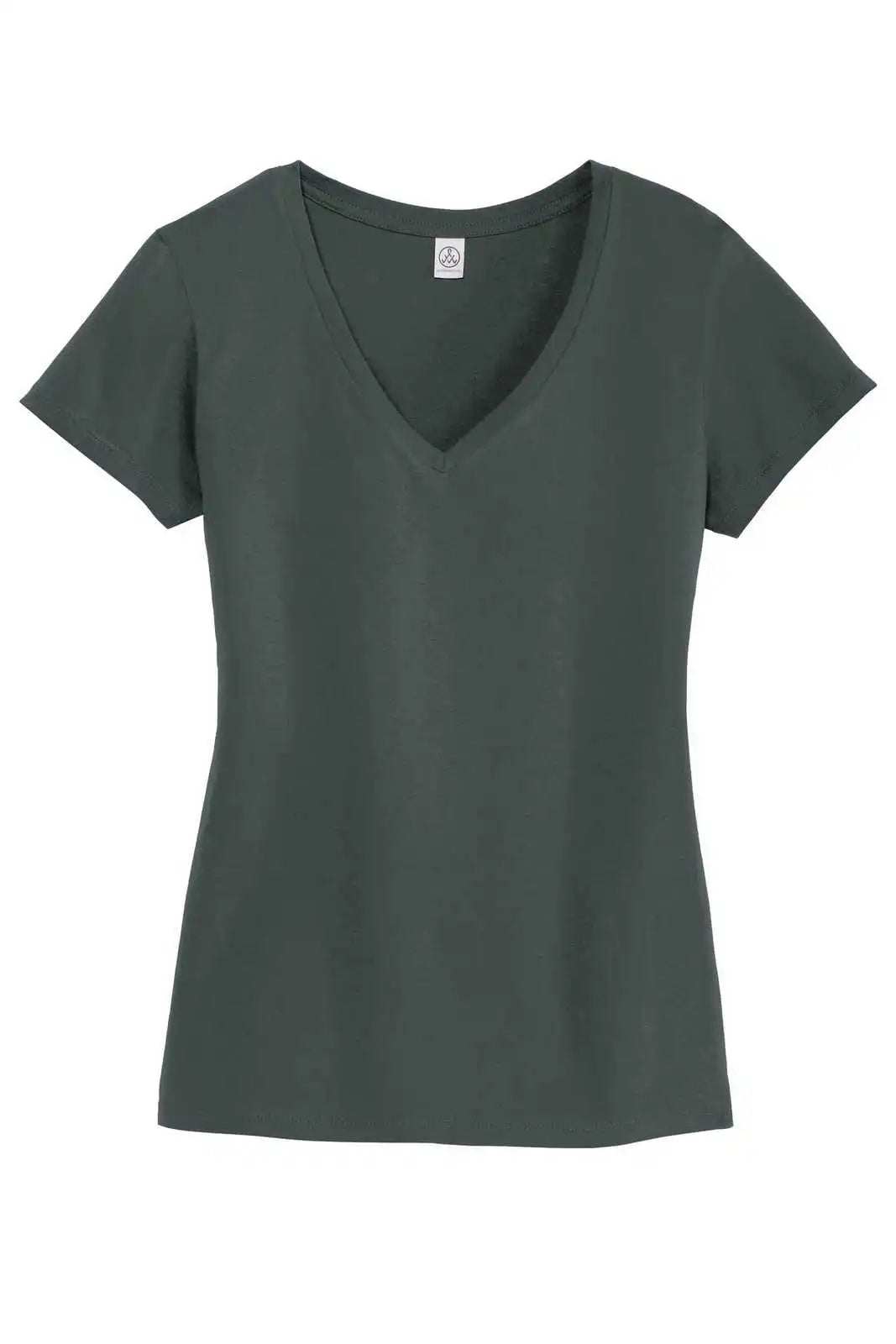 Alternative Aa9073 Women’s Legacy V-neck T-shirt - Deep Charcoal