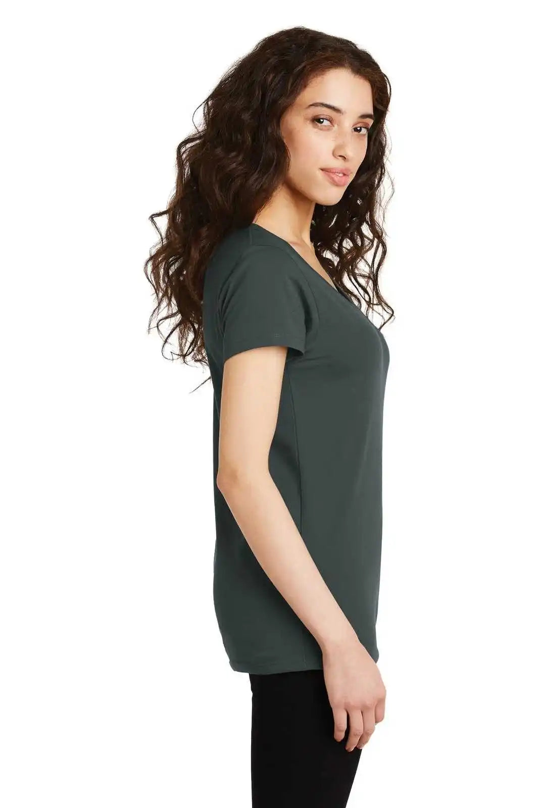 Alternative Aa9073 Women’s Legacy V-neck T-shirt - Deep Charcoal