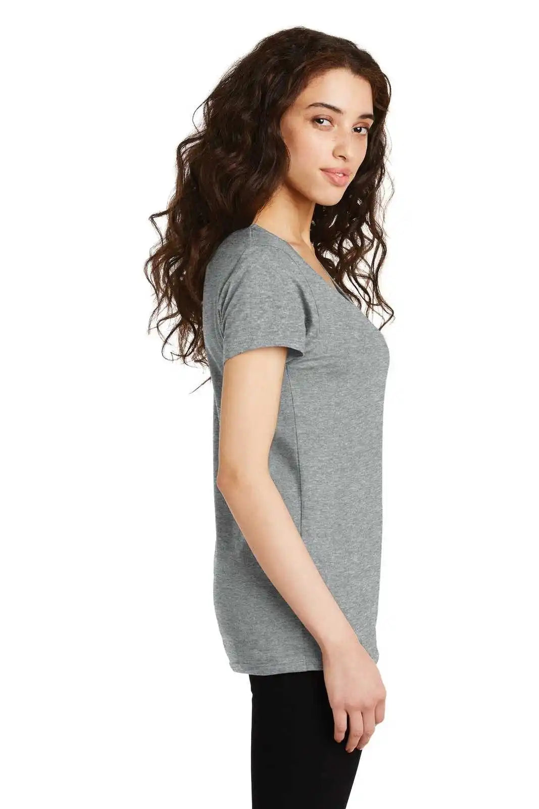 Alternative Aa9073 Women’s Legacy V-neck T-shirt - Heather Gray
