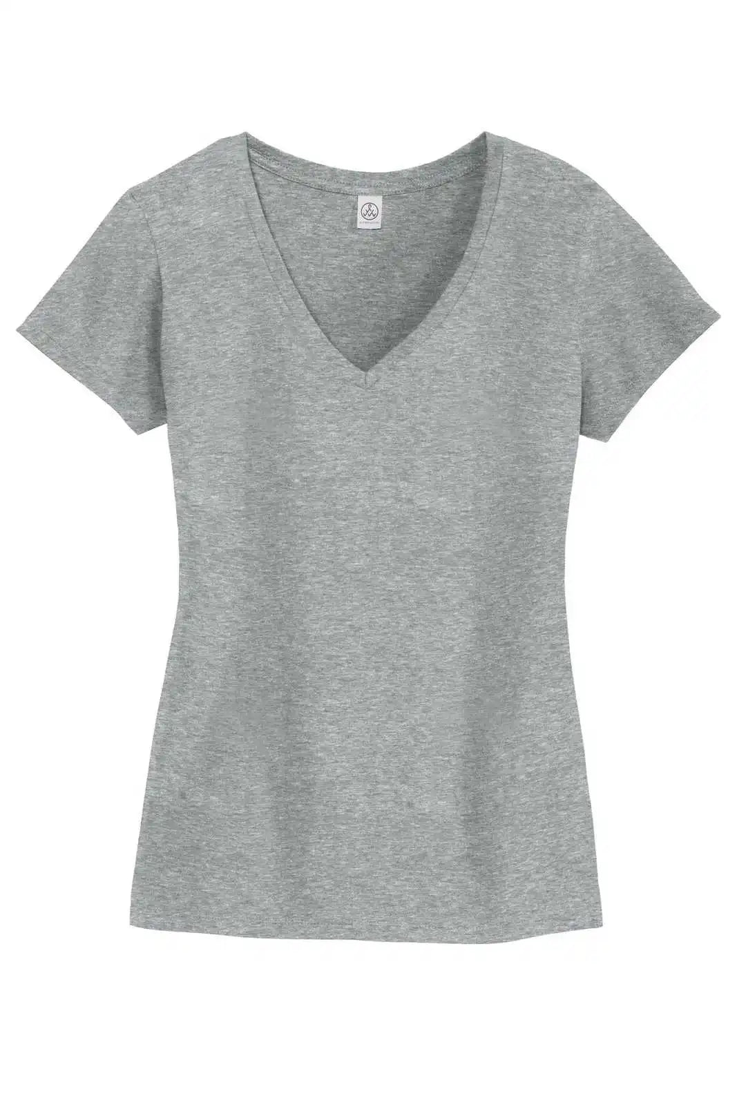 Alternative Aa9073 Women’s Legacy V-neck T-shirt - Heather Gray