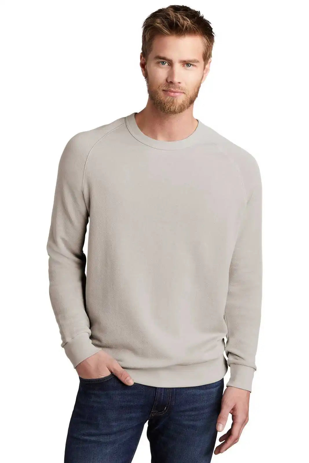 Alternative Aa9575wt Washed Terry Champ - Light Gray