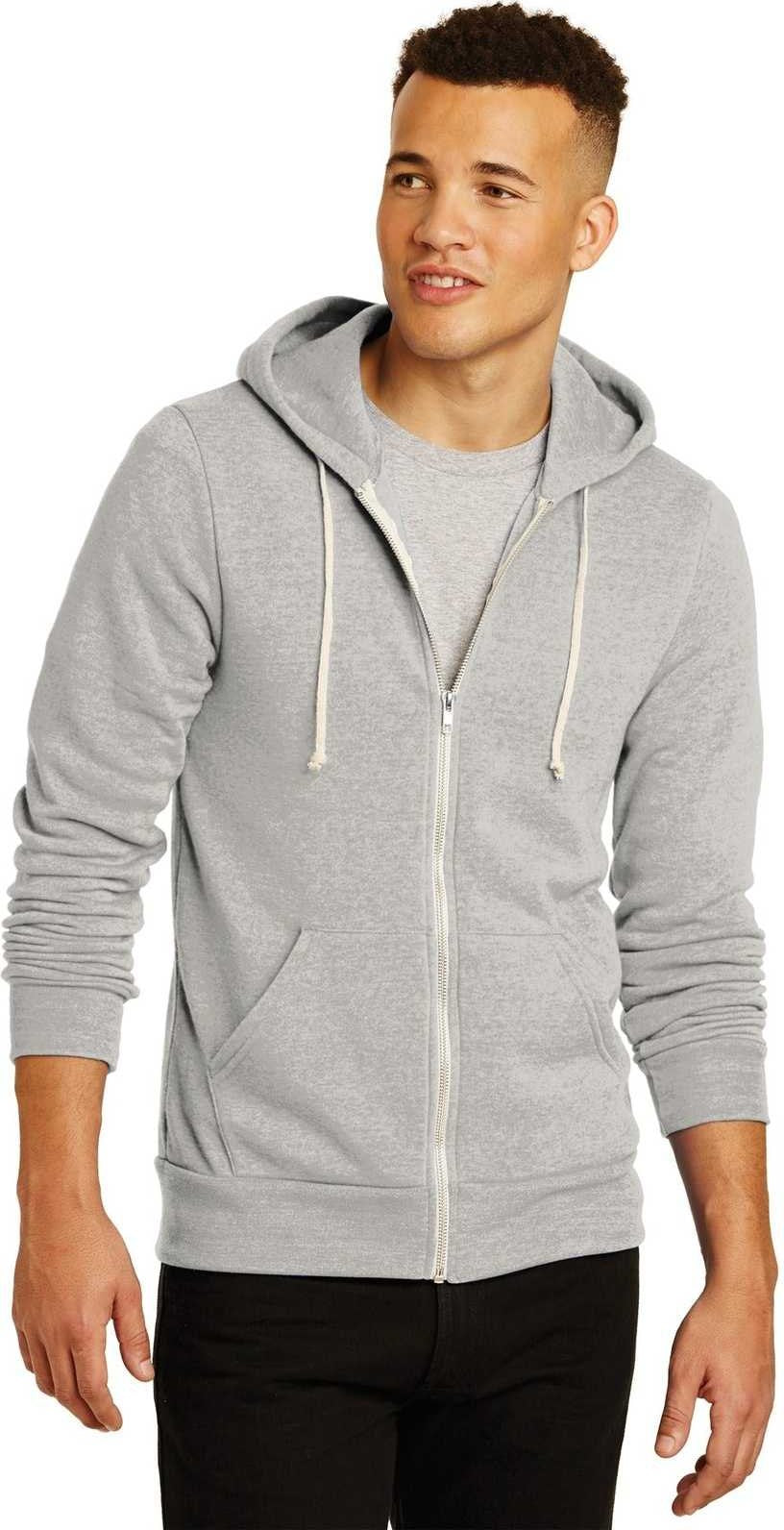 Alternative Aa9590 Rocky Eco-fleece Zip Hoodie - Eco Oatmeal Gray