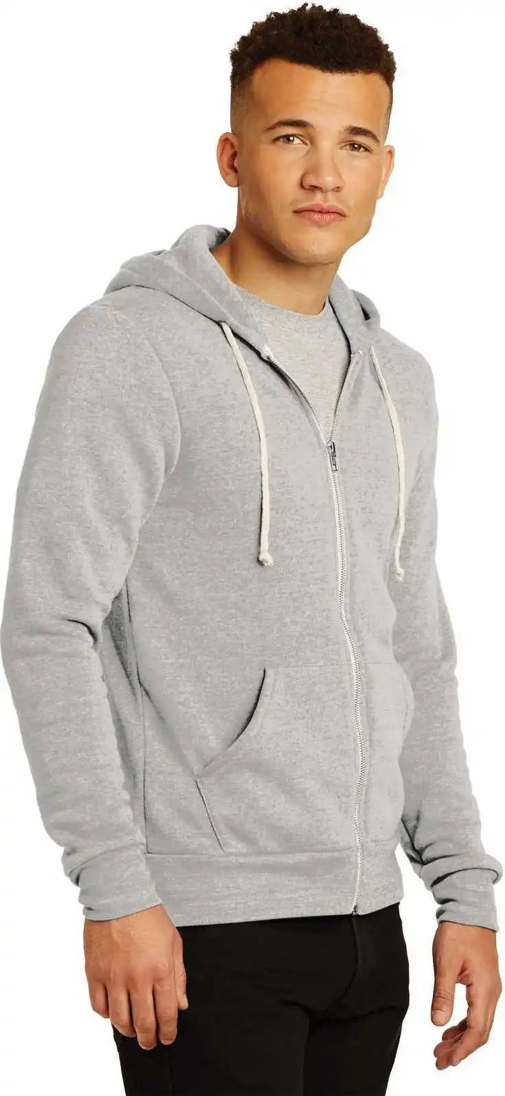 Alternative Aa9590 Rocky Eco-fleece Zip Hoodie - Eco Oatmeal Gray