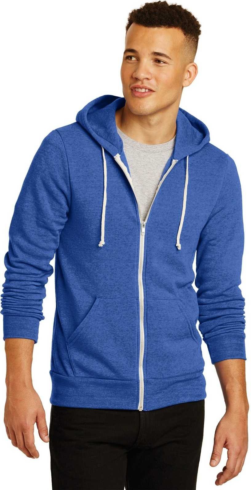 Alternative Aa9590 Rocky Eco-fleece Zip Hoodie - Eco True Pacific Blue