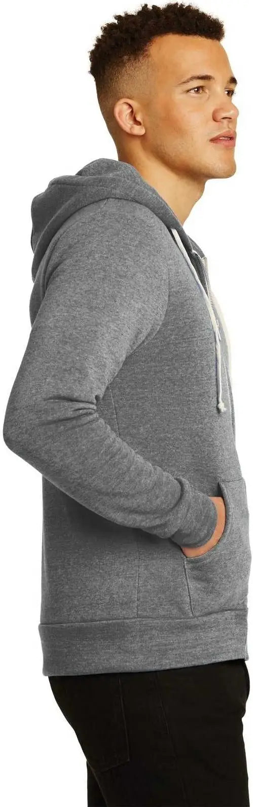 Alternative Aa9590 Rocky Eco-fleece Zip Hoodie - Eco Gray