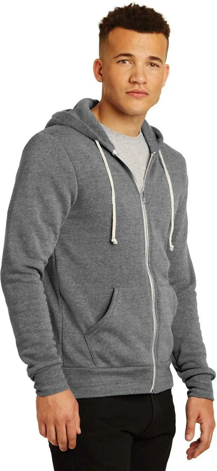 Alternative Aa9590 Rocky Eco-fleece Zip Hoodie - Eco Gray