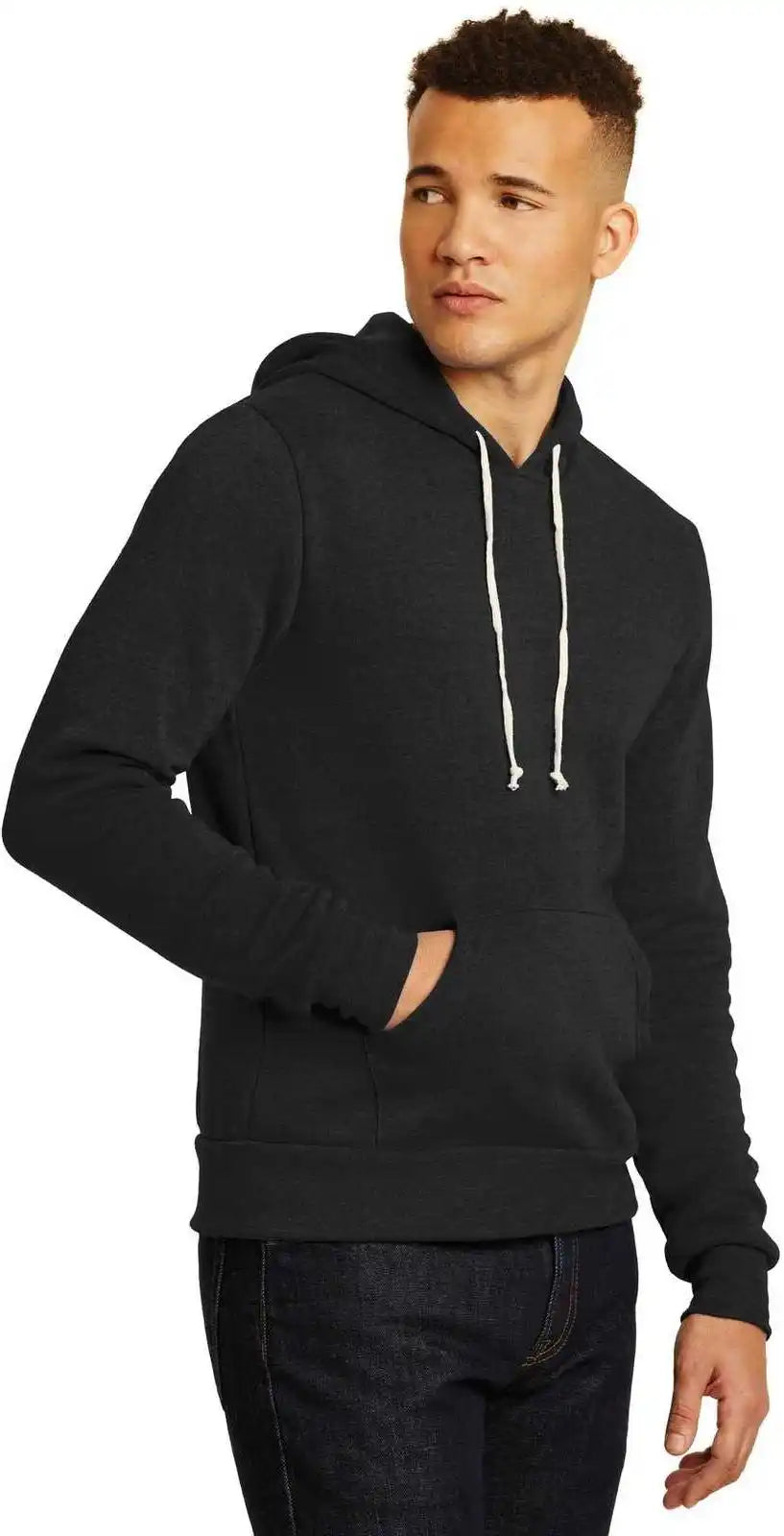 Alternative Aa9595 Challenger Eco-fleece Pullover Hoodie - Eco True Black