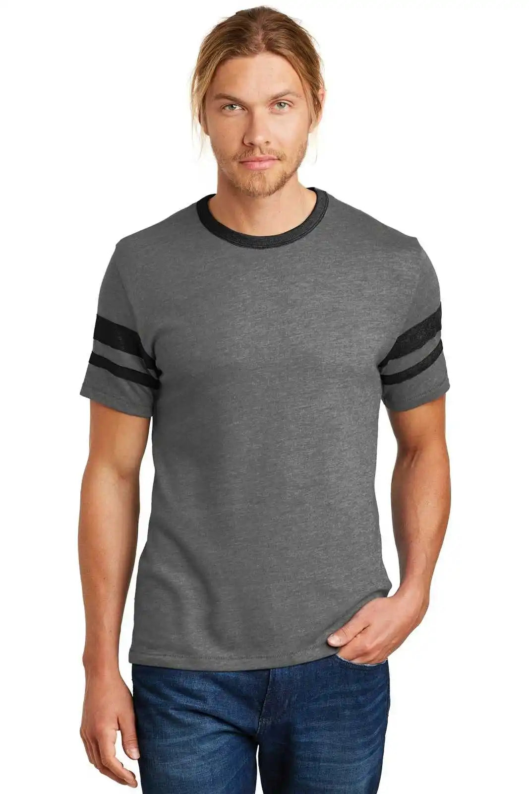 Alternative Apparel Aa5055 Sideline Vintage 5050 Tee - Coal Black