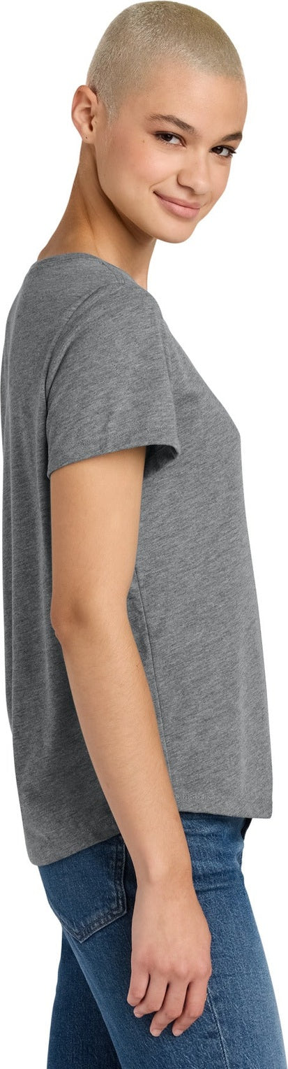 AlumGrey Allmade Women's Relaxed Tri-Blend Scoop Neck Tee AL2015