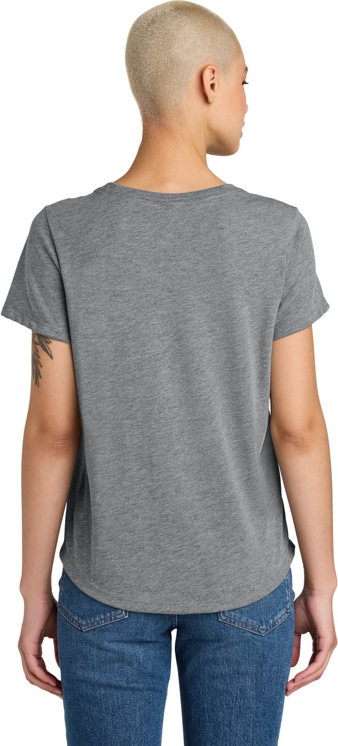 AlumGrey Allmade Women's Relaxed Tri-Blend Scoop Neck Tee AL2015
