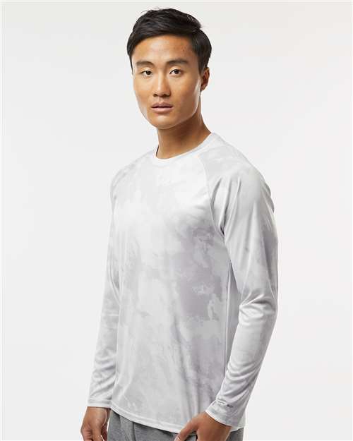 Aluminum Cabo Camo Performance Long Sleeve T-Shirt - 228