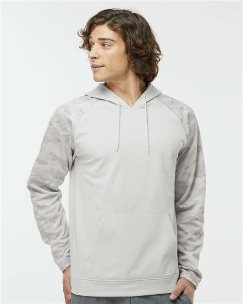 Aluminum/ Grey Tahoe Camo Fleece Hooded Sweatshirt - 306