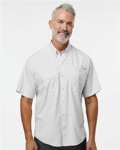 Aluminum Hatteras Performance Short Sleeve Fishing Shirt - 700