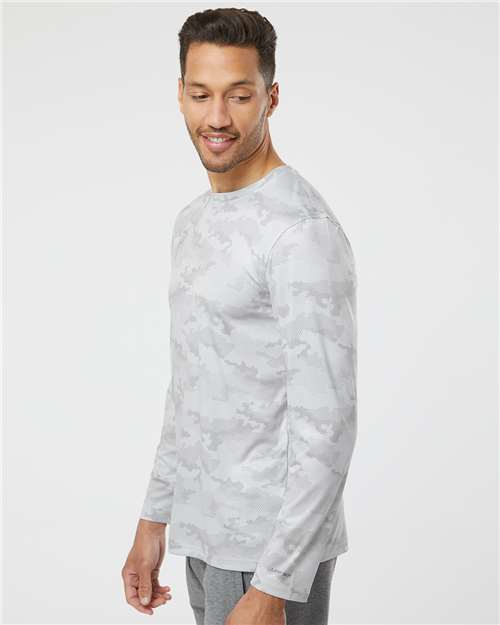 Aluminum Pompano Performance Camo Long Sleeve T-Shirt - 217