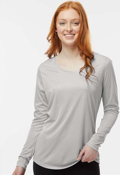 Aluminum Women's Long Islander Performance Long Sleeve T-Shirt - 214