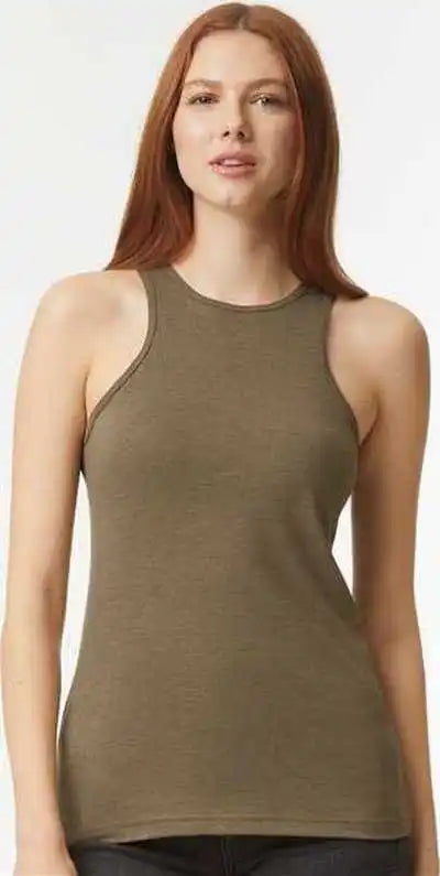 American Apparel 101cvc Women’s Cvc Tank - Heather Army