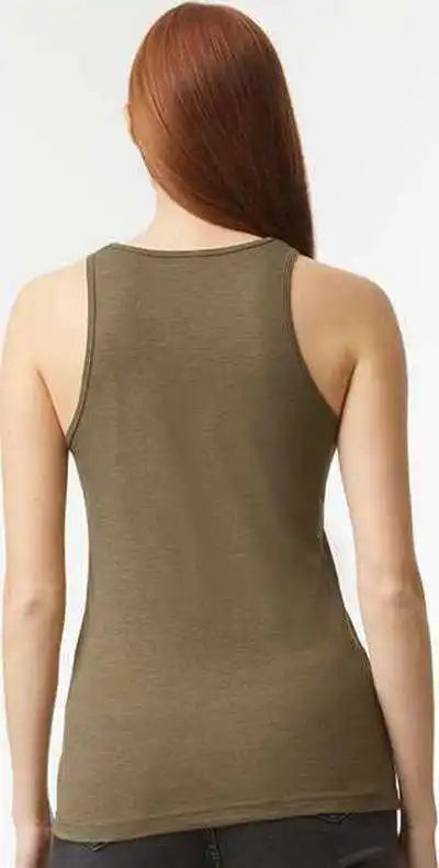 American Apparel 101cvc Women’s Cvc Tank - Heather Army