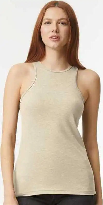 American Apparel 101cvc Women’s Cvc Tank Heather Bone