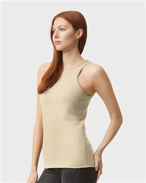 American Apparel 101cvc Women’s Cvc Tank - Heather Bone