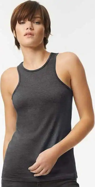 American Apparel 101cvc Women’s Cvc Tank - Heather Charcoal