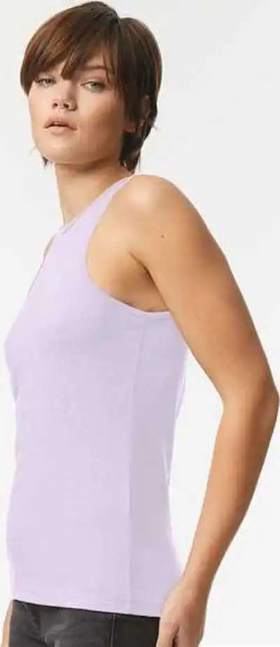 American Apparel 101cvc Women’s Cvc Tank Heather Lilac