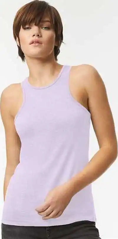 American Apparel 101cvc Women’s Cvc Tank Heather Lilac